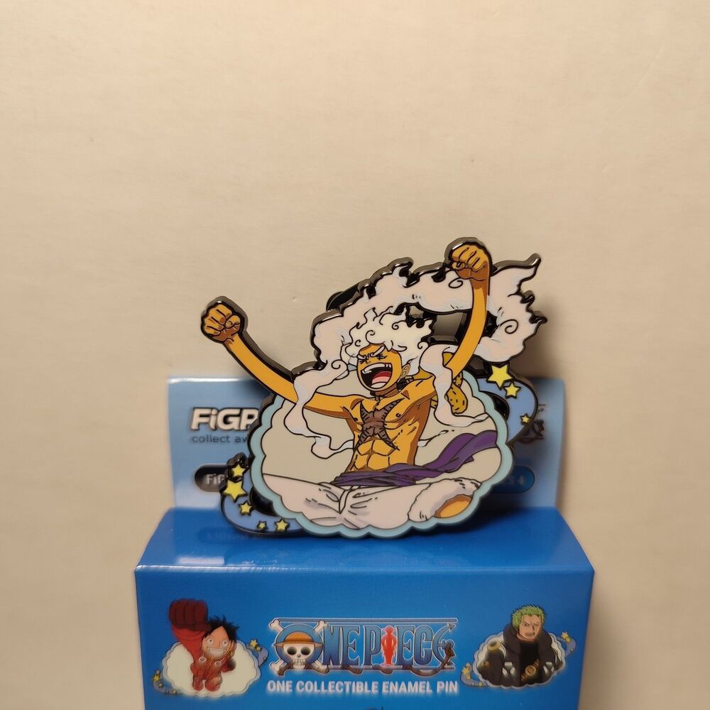 One Piece Luffy Gear 5 Y676 Enamel Pin Uncommon FigPin Mini Official Badge